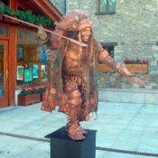 Estatua humana - Indio