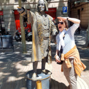 Statue vivante - Christophe Colomb