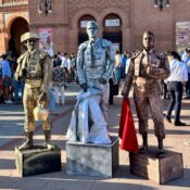 Spanish Toreros Living statues