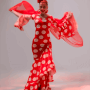 Polka dots ruba dancer