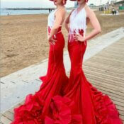 Flamenco stewardesses