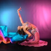 Bailarina danza oriental