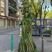 Estatua Humana Árbol