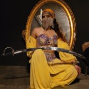 Sword bellydancer